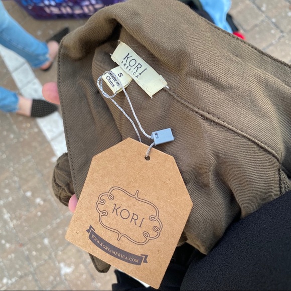 KORI America Army Green Jacket Trendy - Picture 7 of 7